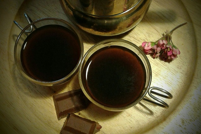 kaffe och choklad råvaror