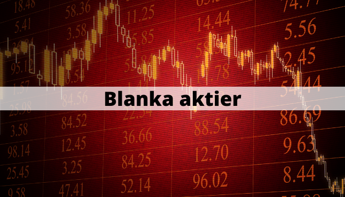 Blankning av aktier